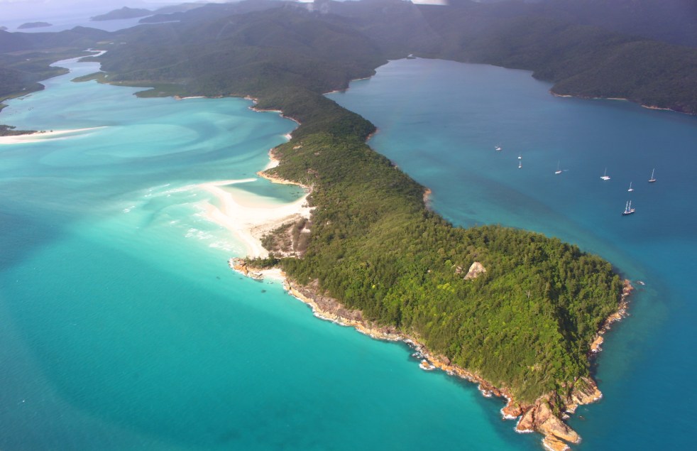 Whitehaven Beach from the Air