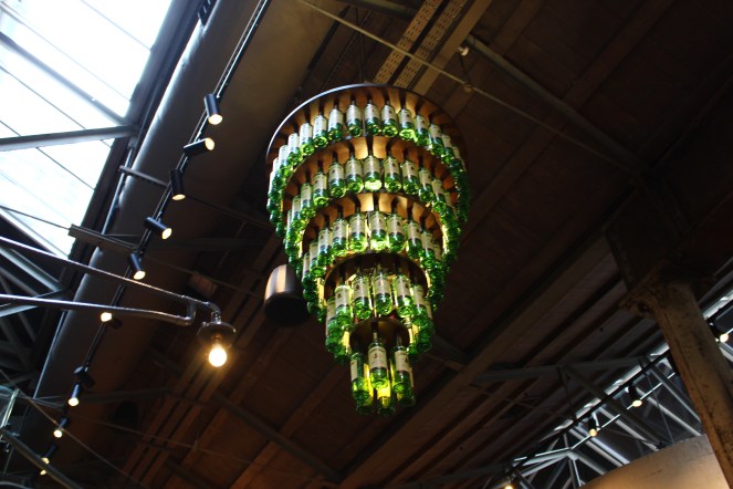 Cool chandelier at Jameson Distillery