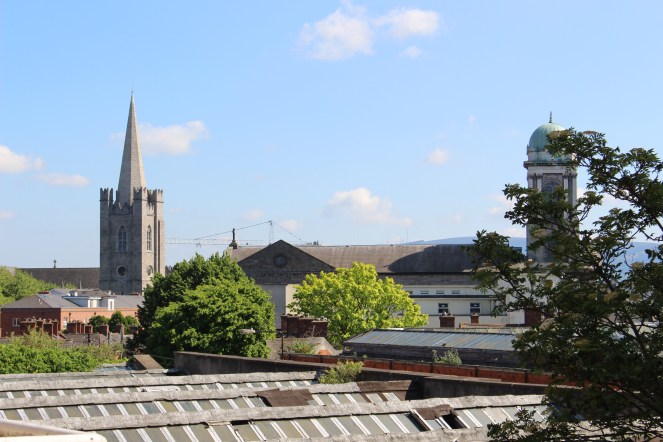 View from our Airbnb